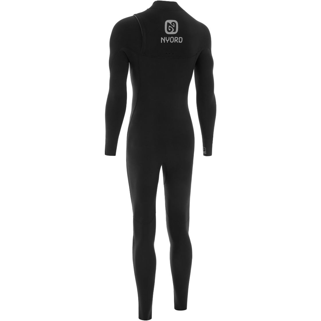 2025 Nyord Mens Solu Yulex 4/3mm Chest Zip Wetsuit SOLM43001 - Black